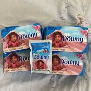 DOWNY LIQUID FABRIC SOFTENER - 1 LOAD/PACK  SET OF 10 PACK
